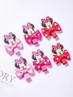 디즈니 웨빙 완전 포장 미키 2피스 머리핀 세트