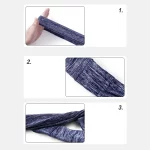 여름 러닝 스포츠 머리띠 땀 흡수 통기성 스웨트 밴드 야외 테니스 피트니스 헤어 밴드 요가 탄성 머리띠 - 이미지 4