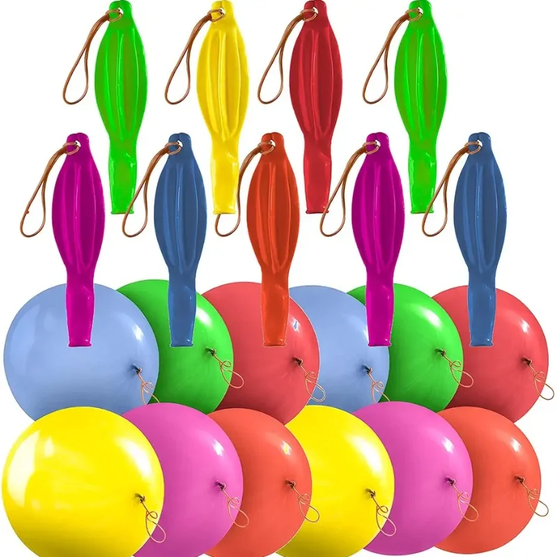 고무 밴드와 10Pcs 펀치 풍선 18inch 두꺼운 재미 Ballon 생일 파티 베이비 샤워 키즈 일일 게임 웨딩 장식