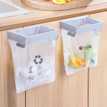 접이식 쓰레기 봉투 홀더 벽걸이 형 주방 쓰레기 봉투 주최자 교수형 비닐 봉투 필름 보관함 컨테이너 디스펜서