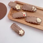 귀여운 어린이 헤어 클립 레이스 곰 활 소녀 머리띠 여성 머리핀 사랑스러운 만화 곰 아이 머리핀 아기 헤어 액세서리 - 이미지 3