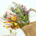 58cm 시뮬레이션 녹색 식물 자연 장식 꽃다발 시뮬레이션 꽃 홈 시뮬레이션 꽃 기능 시뮬레이션 꽃 장식