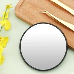 흡입 컵이있는 확대 거울 욕실 메이크업 거울 용 블랙 헤드 돋보기 휴대용 거울 라운드 5x/10x/15x - 이미지 5