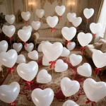12inch 50/100pcs 두꺼운 붉은 사랑 풍선 화이트 하트 라텍스 헬륨 풍선 결혼식 발렌타인 데이 장식 생일 파티 - 이미지 3