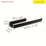 WZLY 검은 종이 홀더 공간 알루미늄 화장지 수건 홀더 WC 주방 목욕 룸 종이 롤 홀더 욕실 하드웨어 - 이미지 4