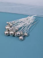 웨딩 인조 진주 헤어 핀, 신부 헤어 진주, U 자형 바비 핀, 황금 머리핀, 신부 헤어 액세서리, 18 개 - 이미지 5