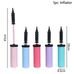 고품질 풍선 펌프 공기 팽창기 손 푸시 휴대용 유용한 풍선 액세서리 웨딩 생일 파티 장식 용품 - 이미지 6