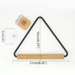 롤 종이 홀더 화장지 홀더 목욕 수건 홀더 핸드 타올 링 교수형 수건 홀더 다목적 교수형 욕실 액세서리 - 이미지 6