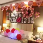 풍선 분배 풍선 부착 도트 천장이나 벽에 풍선 부착 풍선 스티커 생일 파티 웨딩 드레스 - 이미지 2