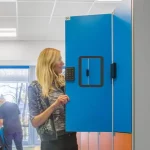 마그네틱 로커 거울 학교 체육관 사물함 장식을위한 휴대용 직사각형 교수형 거울 홈 여행 캠핑 자동차 작은 s - 이미지 6