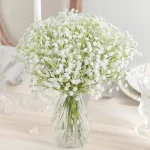 10Pcs Babys 호흡 인공 꽃 Gypsophila 가짜 꽃 결혼식 부케 센터 피스 꽃꽂이 장식 - 이미지 2