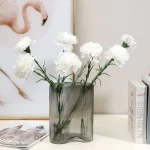 1/3pcs 인공 꽃 실크 카네이션 홈 웨딩 신부 부케 축제 테이블 장식 정원 DIY 선물 파티 상자 Diy 스크랩북 - 이미지 5