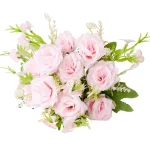 인공 꽃 어머니의 날 발렌타인 데이 선물 웨딩 부케 휴일 장식 가짜 꽃 홈 인테리어 - 이미지 2