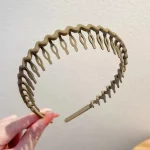 세안용 헤어 밴드 여름 여성용 헤어 번들 여름 머리핀 - 이미지 6