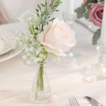 10Pcs Babys 호흡 인공 꽃 Gypsophila 가짜 꽃 결혼식 부케 센터 피스 꽃꽂이 장식 - 이미지 5