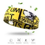 남성 여성 스포츠 머리띠 해골 유령 땀 붕대 탄성 테니스 요가 체육관 모자를 쓰고 있죠 피트니스 러닝 스웨트 밴드 헤어 액세서리 - 이미지 6