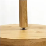 1PCS 주방 나무 화장지 홀더 롤 종이 스탠드 주최자 옷걸이 티슈 랙 욕실 수건 보관 액세서리 - 이미지 4