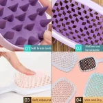 1/2pcs 세트 두피 마사지 빗 중공 빗 샴푸 마사지 브러시 목욕 헤어 세척 스프레이 병 살롱 미용 도구 - 이미지 5