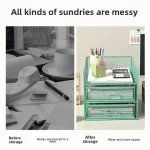 금속 파일 레이어링 랙, 데스크 정리함 트레이, 파일 용지 편지 폴더 스탠드 데스크탑 종이 분류기 메일 정리 랙 - 이미지 6