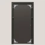 아크릴 거울 스티커, 코너 온레이 할로우 스티커, 자체 접착 벽 거울 스티커, 가정용 탈착식 필 및 스틱, 4 개 - 이미지 3