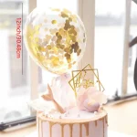 40 Pcs 골드 색종이 풍선 결혼식 생일 파티에 대 한 황금 종이 점과 12 인치 골드 고품질 파티 풍선 - 이미지 6