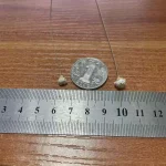 약 150PCS/0.6-1CM 머리, 진짜 말린 자연 흰색 작은 별 꽃, 수지 보석, 가정 장식에 대 한 건조 미니 데이지 꽃다발 - 이미지 6