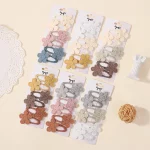 아기 활 6Pcs 아기 소녀를위한 데이지 꽃 헤어 클립 사랑스러운 머리 뱅 사이드 클립 헤어핀 자용 Ins 아이 헤어 액세서리 - 이미지 2