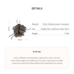 패브릭 메쉬 보우 반짝이 Scrunchies 여성용 라이트 럭셔리 모조 진주 보우 헤어 밴드 기질 리본 헤드 로프 액세서리 - 이미지 6