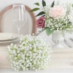 10Pcs Babys 호흡 인공 꽃 Gypsophila 가짜 꽃 결혼식 부케 센터 피스 꽃꽂이 장식 - 이미지 3