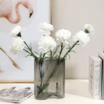 1/3pcs 인공 꽃 실크 카네이션 홈 웨딩 신부 부케 축제 테이블 장식 정원 DIY 선물 사탕 상자 Diy 스크랩북