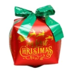 크리스마스 큐브 선물 상자 호일 풍선 빨간색과 녹색 선물 상자 풍선 눈사람 크리스마스 새해 크리스마스 테마 파티 장식 - 이미지 3