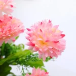 북유럽 시뮬레이션 수국 동백 인공 녹색 식물 꽃다발 신부 꽃다발 DIY 홈 웨딩 테이블 센터 장식 - 이미지 5