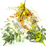 58cm 시뮬레이션 녹색 식물 자연 장식 꽃다발 시뮬레이션 꽃 홈 시뮬레이션 꽃 기능 시뮬레이션 꽃 장식 - 이미지 3