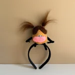 Capybara 머리띠, 사랑스러운 동물 머리띠, 모든 머리 유형용 머리띠 액세서리