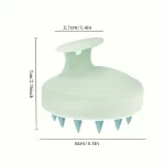 부드러운 머리 세척, 마사지 브러시 | 부드러운 두피 케어, 오일 딥 클렌징, 비듬 제거, 혈액 순환 촉진 - 이미지 4