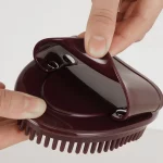 바디 마사지 브러시 바디 안티 셀룰라이트 두피 헤어 빗 편안한 컴포트 그립 브러시 전신 슬리밍 편안한 스크럽 마사지 - 이미지 4