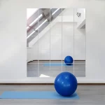 4/8PCS 직사각형 아크릴 거울 스티커 유연한 거울 스티커 DIY 아트 거실 장식 문 옷장 홈 장식 - 이미지 3