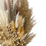 침실 책상 꽃꽂이를 위한 천연 말린 꽃 꽃다발 장식 - 이미지 5