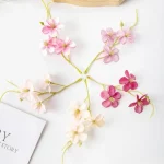 10PCS 인공 꽃 저렴한 Diy Garland 캔디 박스 스크랩북 축제 장식 홈 룸 웨딩 신부 꽃다발 실크 데이지 - 이미지 6