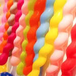 20/50Pcs 여러 가지 빛깔의 나선형 긴 풍선 독특한 트위스트 Spiraal 라텍스 풍선 결혼식 생일 축하 휴일 장식 어린이 장난감 - 이미지 3
