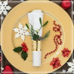 100/50Pcs 냅킨 링 중공 패턴 금색과 은색 냅킨 링 웨딩 파티 테이블 장식 용품 웨딩 장식 - 이미지 4