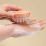 실리콘 샴푸 브러시 가정용 빗 마사지 브러시, 목욕 마사지 브러시, 두피 마사지기, 헤어 샤워 브러시, 빗 케어 도구 - 이미지 2