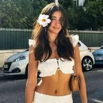 하와이 꽃 헤어 클립 여름 해변 생일 파티 웨딩 장식 소녀 인공 계란 꽃 머리핀 액세서리 - 이미지 3