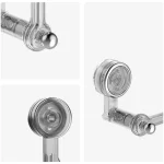 흡입 컵 화장지 홀더 펀치 무료 주방 티슈 랙 재사용 가능한 욕실 종이 타월 롤 랙 180 회전 가능 - 이미지 5