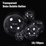 8/18/20/32/36in 투명 버블 풍선 생일 파티 결혼식 투명 풍선 풍선 헬륨 풍선 파티 홈 장식