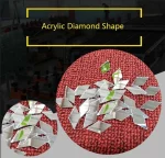 100pcs 미니 눈물 모양 거울 스티커 아크릴 원형 공예 거울 자기 접착 모자이크 타일 DIY 아트 벽 문 홈 장식 - 이미지 4