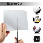 5/12Pcs 거울 벽 스티커 15CM 자기 접착 데칼 DIY 거울 스티커 홈 거실 침실 장식에 대 한 3D 벽 데 칼 - 이미지 3