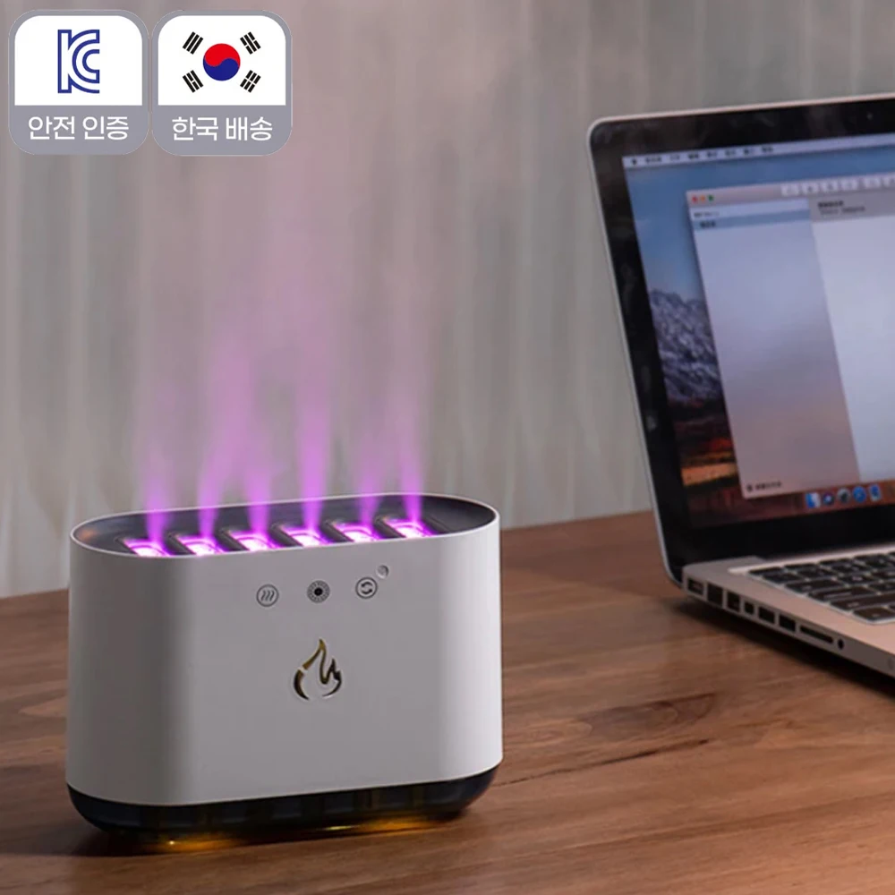 불멍 멜로디 가습기 900ml 대용량 분리형 간편 세척 6개 가습구 풍부한 가습량 6시간 연속사용