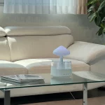 808 비 구름 무드등 빗소리 ASMR 물멍 대용량 초음파 가습기 백색소음 - 이미지 2