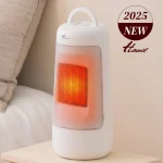 [투데이특가] 한일 미니온풍기 PTC 전기히터 발난로 가정용 캠핑용 사무실 난방기 열풍기 HEF-1200MINI - 이미지 2